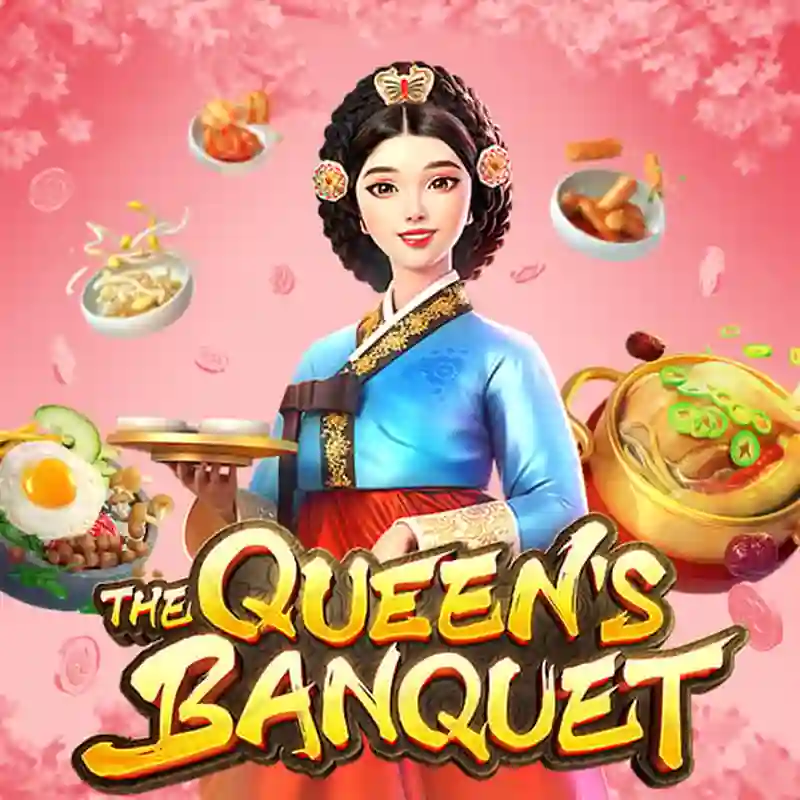 The Queens Banquet casino game interface